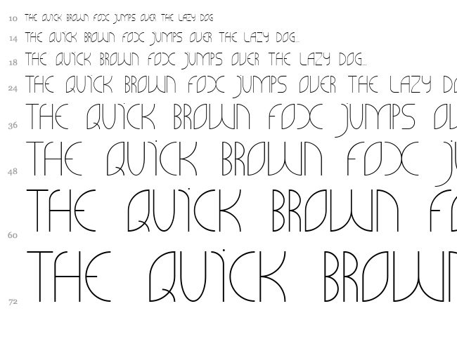 Cliche 21 font waterfall